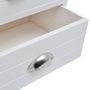 Voir la diapositive 5 : VIDAXL Table de chevet Blanc