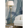 Voir la diapositive 5 : Paris Prix Lampadaire en Métal  Whity  160cm Blanc & Or