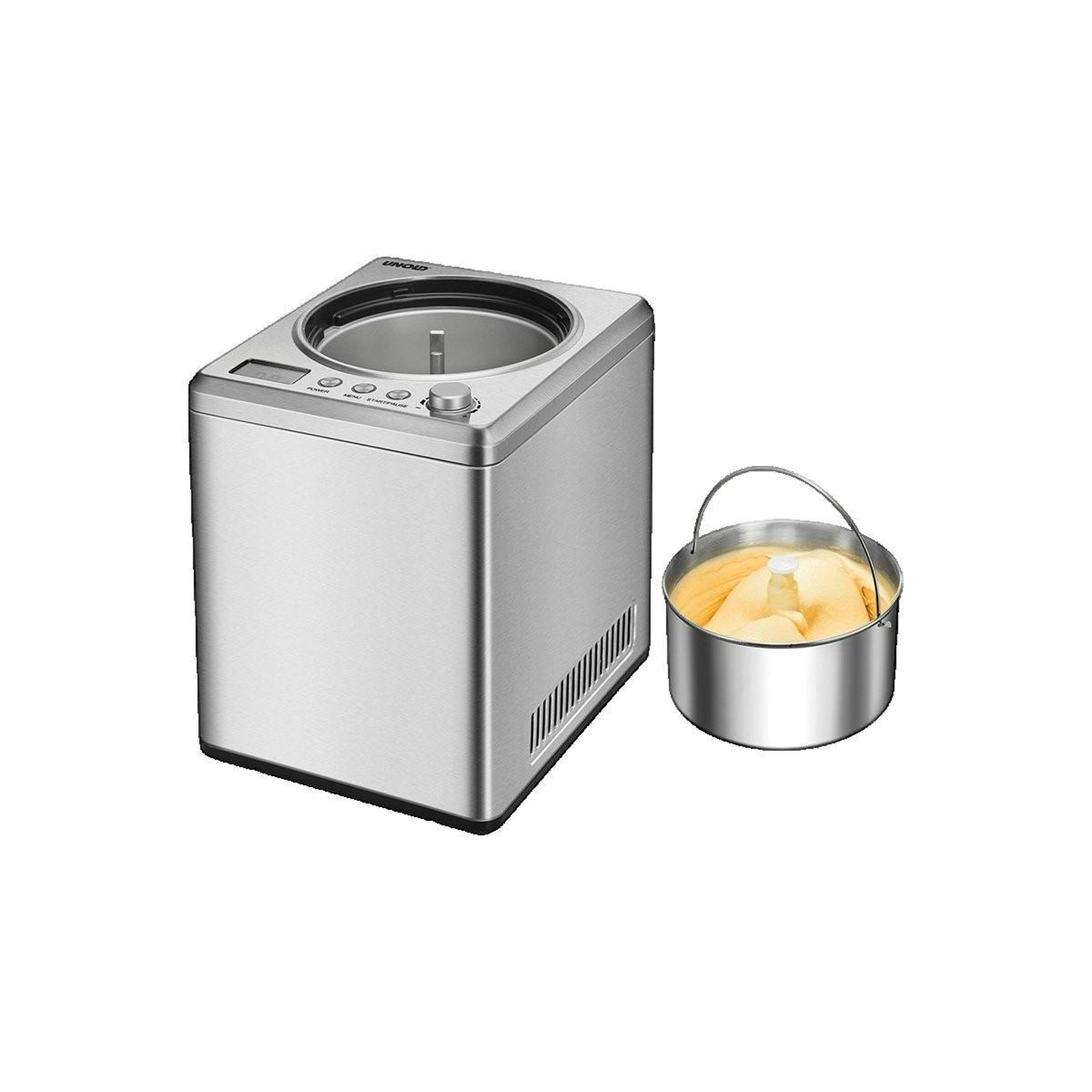 Voir la diapositive 3 : Unold Sorbetière Unold Profi Plus 48880 acier inoxydable
