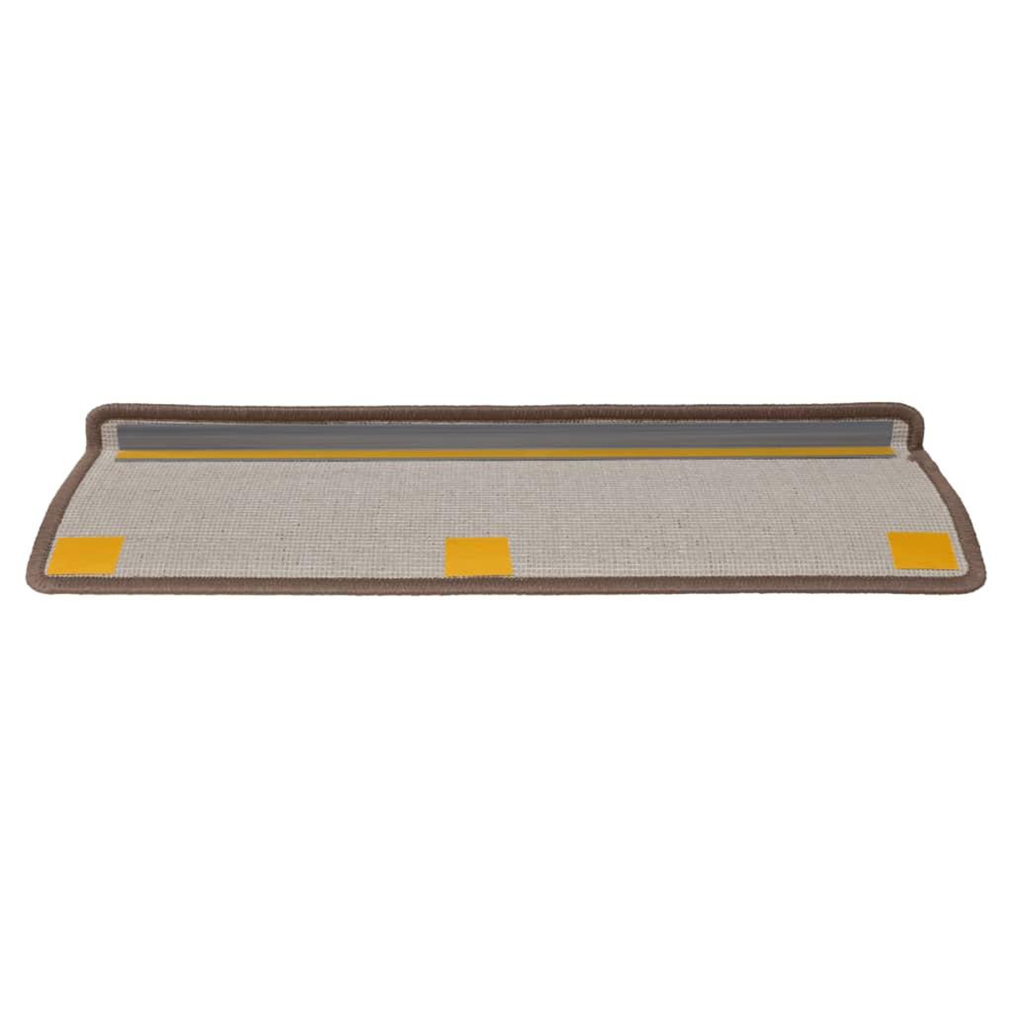 Voir la diapositive 5 : VIDAXL Tapis d'escalier 15 pcs 65x21x4 cm Marron