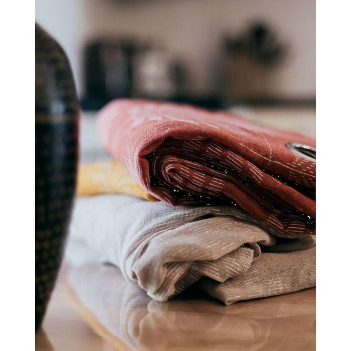 Paris Prix Rideau Voilage à Œillets  Levita  140x240cm Taupe