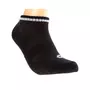 LOTTO Chaussette Mini Socquettes - Lot de 3 - Resserrage cou de pied - Sans bouclette - Fine - Coton - logo en argenté