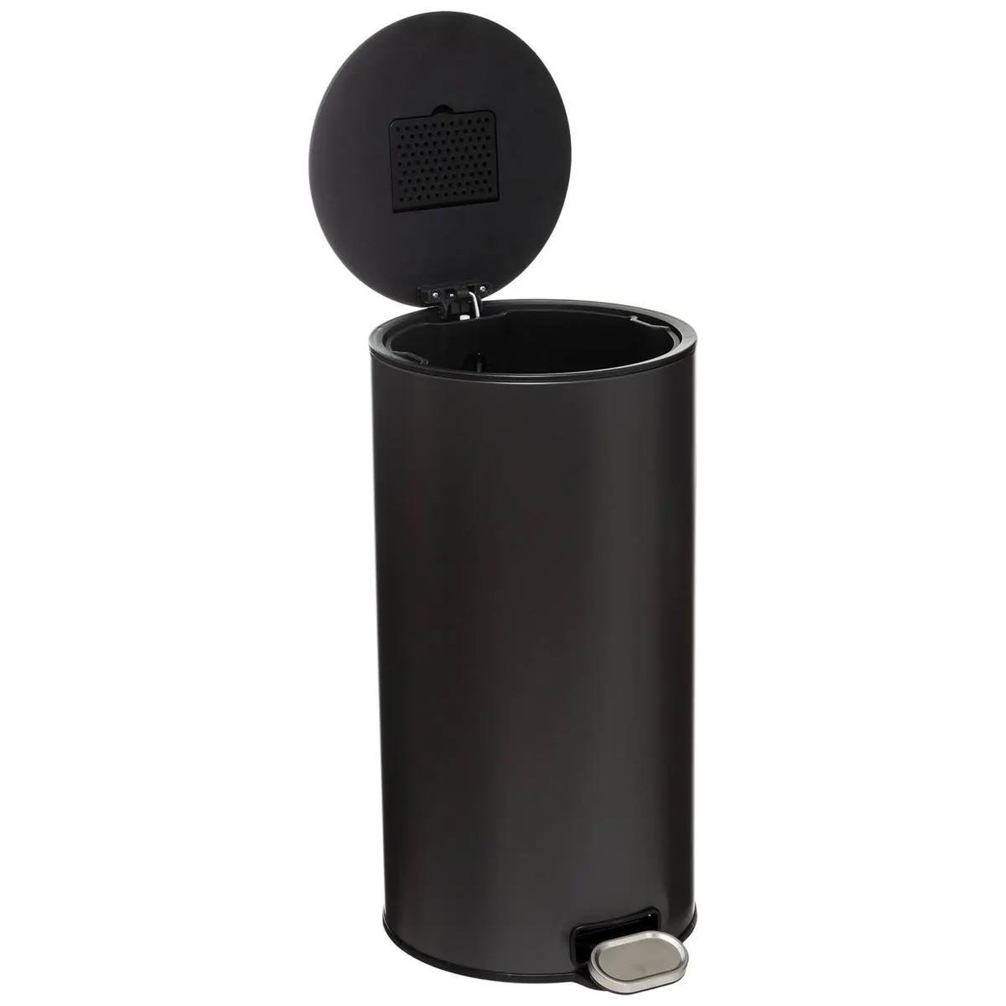 Voir la diapositive 2 : FIVE Poubelle de cuisine en métal  delta  30l noir