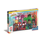 CLEMENTONI Puzzle 24 pièces Maxi - Spidey et ses amis extraordinaires - CLEMENTONI