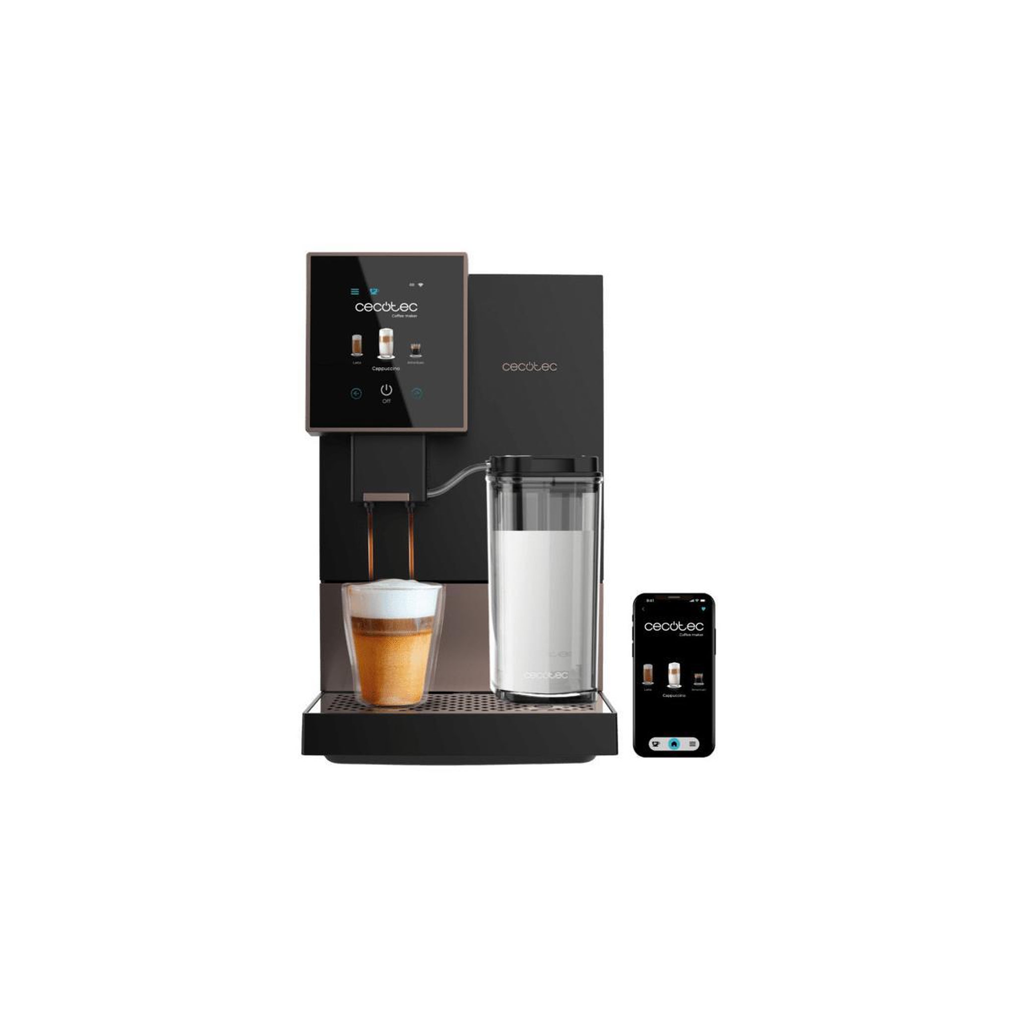 Voir la diapositive 1 : CECOTEC Machine à café automatique cecotec 01461 machine à expresso manuelle 1,1 l