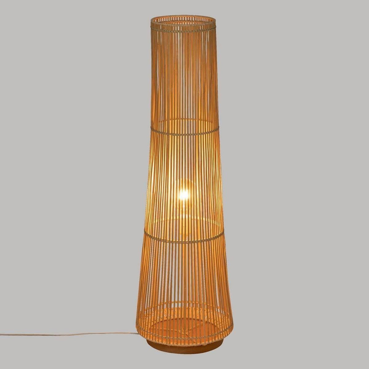ATMOSPHERA Lampadaire Déco en Bambou  Mahe  100cm Naturel