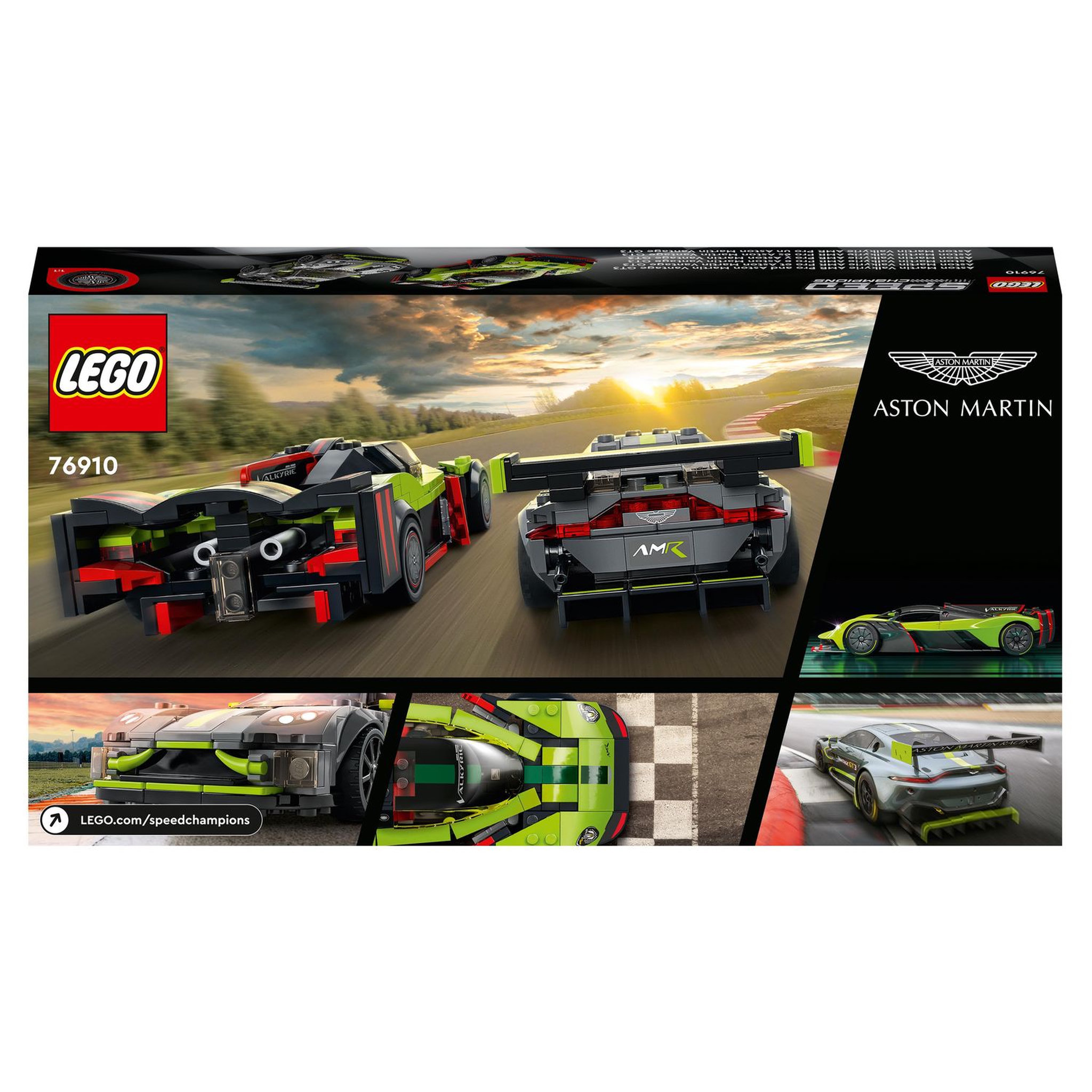 Voir la diapositive 9 : LEGO Speed Champions 76910 Aston Martin Valkyrie AMR et Vantage GT3, 2 Modèles de Voitures de Course, Jouet à Collectionner Pour Enfants