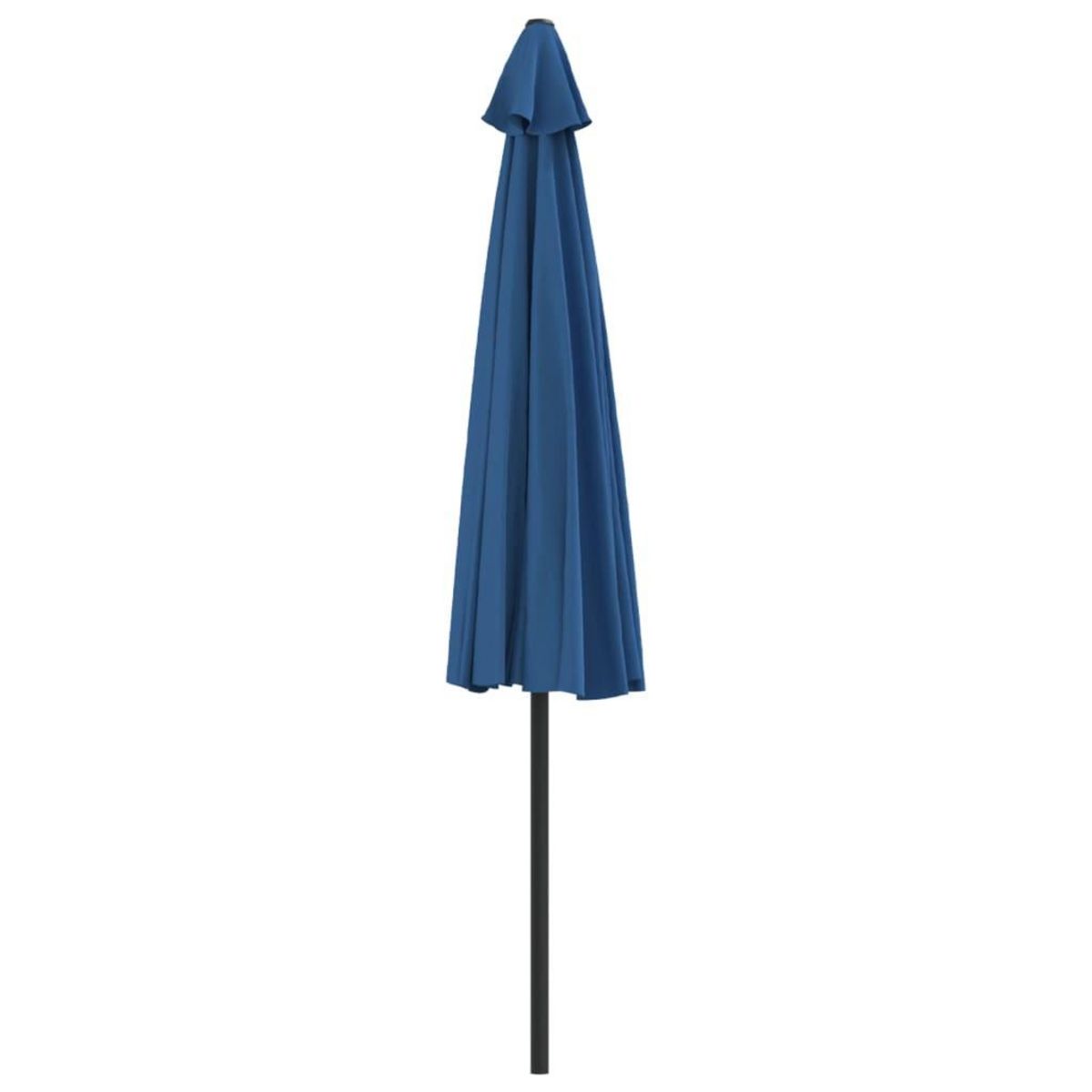 VIDAXL Parasol de balcon avec mat en aluminium Bleu 300x155x223cm Demi