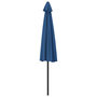 Voir la diapositive 5 : VIDAXL Parasol de balcon avec mat en aluminium Bleu 300x155x223cm Demi