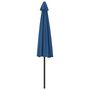 Voir la diapositive 5 : VIDAXL Parasol de balcon avec mat en aluminium Bleu 300x155x223cm Demi