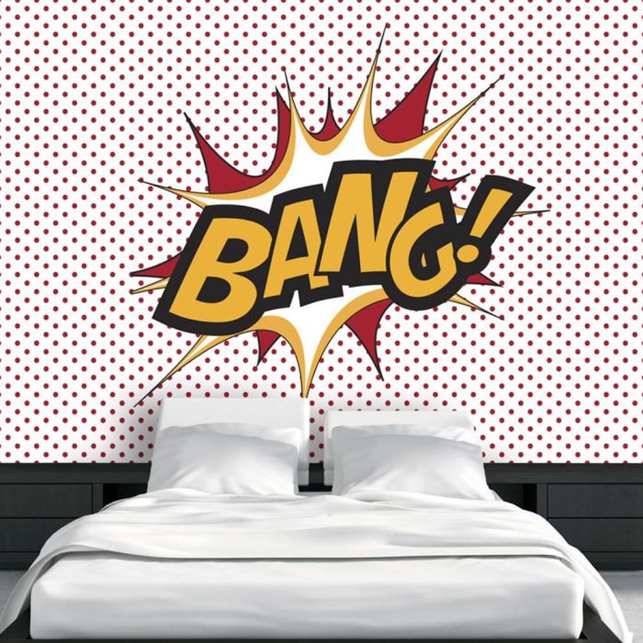 Paris Prix Papier Peint  BANG!. Coloris disponibles : Multicolore