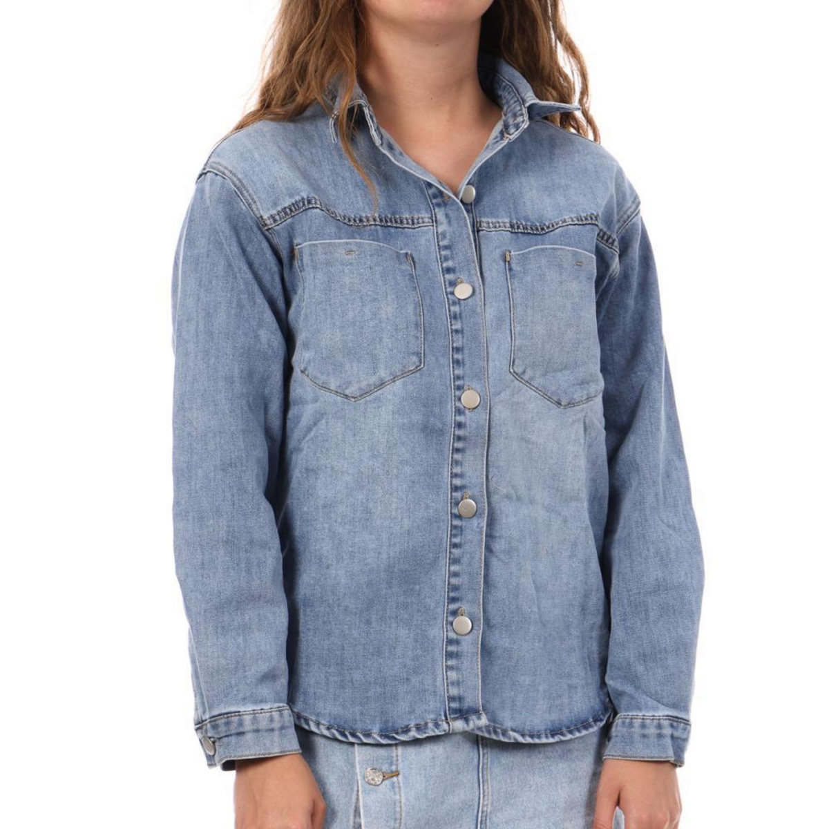 MONDAY PREMIUM Chemise Bleu Femme Monday Premium LV256