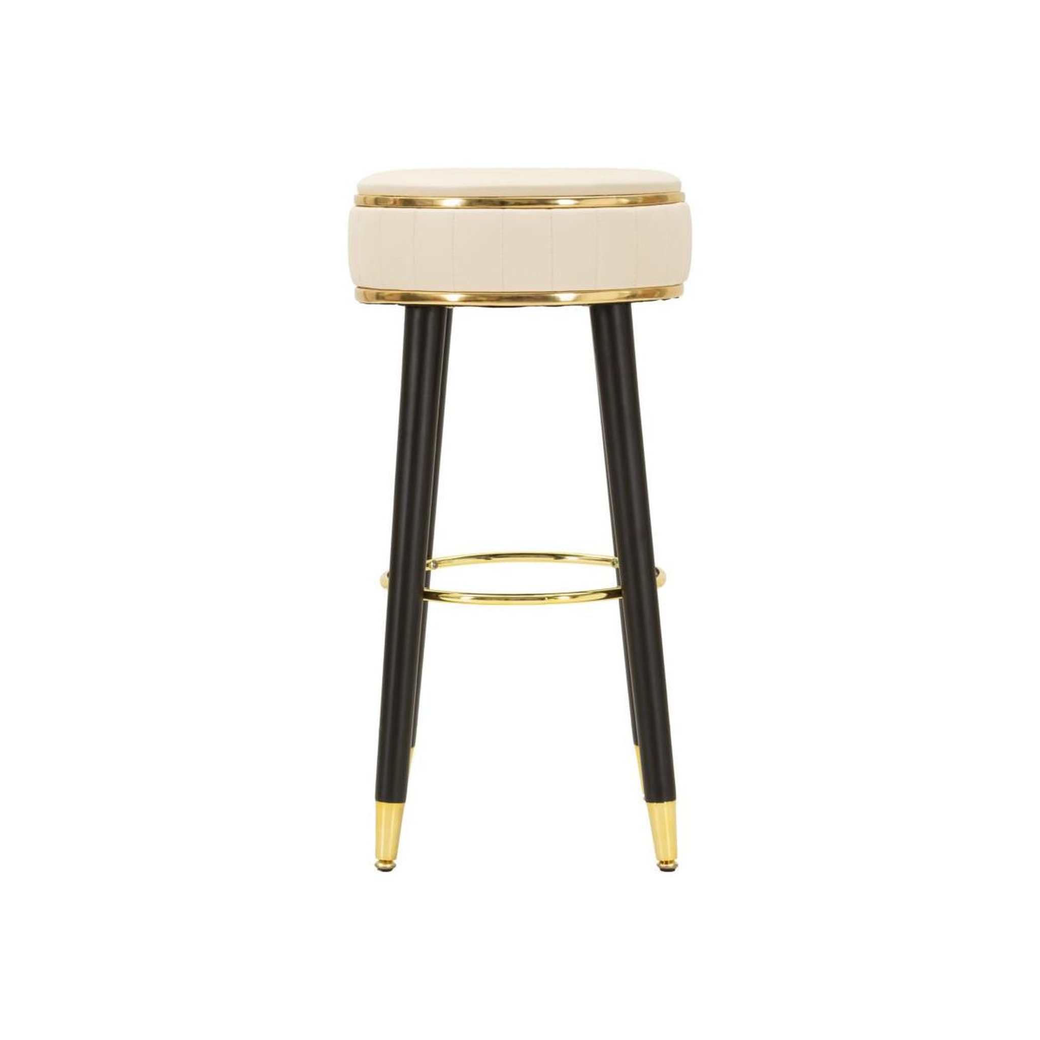 Voir la diapositive 2 : Paris Prix Tabouret de bar design  london  74cm beige