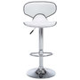 Voir la diapositive 4 : VIDAXL Tabourets de bar 2 pcs blanc similicuir