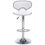 Voir la diapositive 4 : VIDAXL Tabourets de bar 2 pcs blanc similicuir