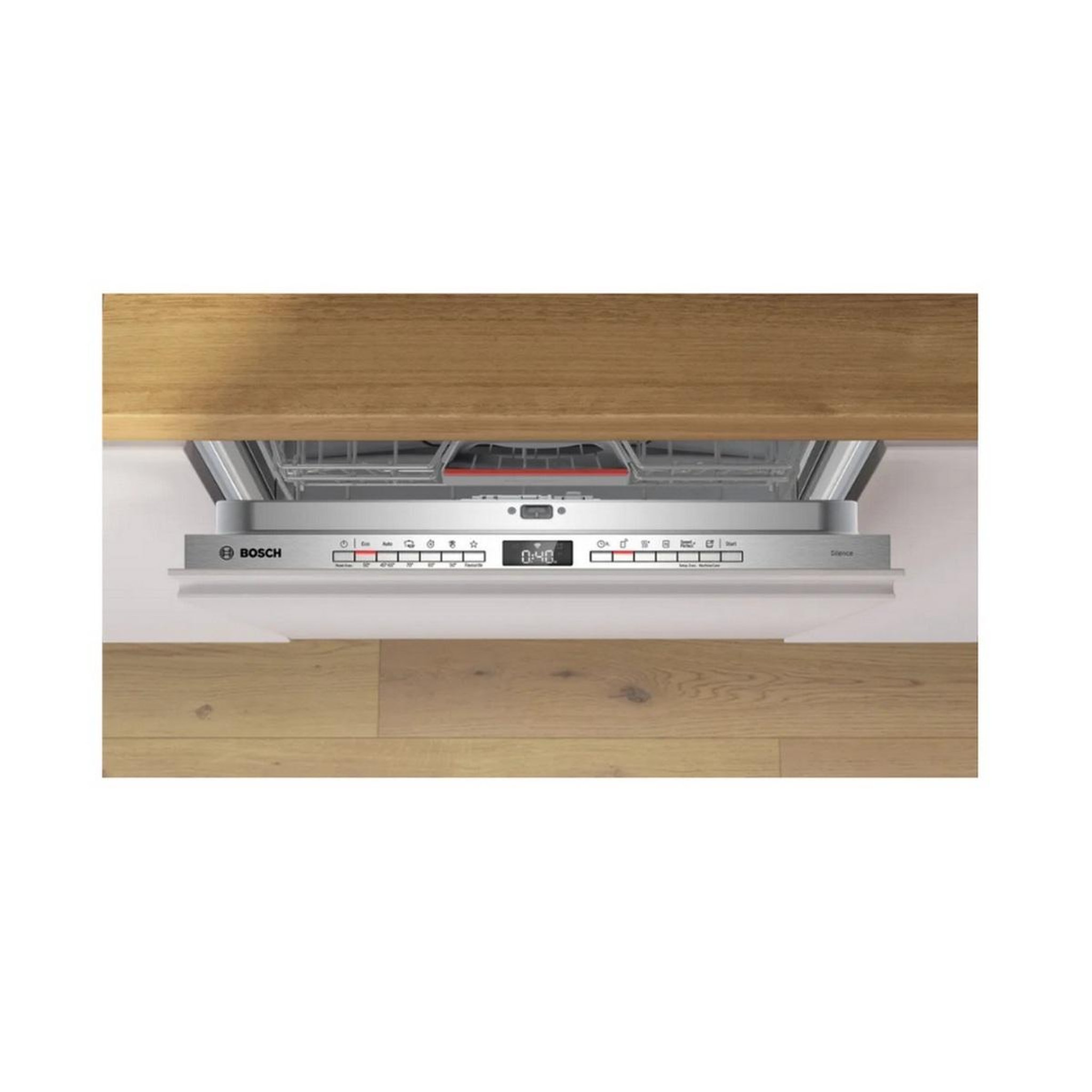 Voir la diapositive 3 : BOSCH Lave-vaisselle 60m 14 couverts 46db tout intégrable - smh4hvx14e