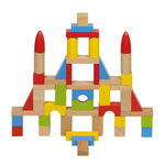 Goki GOKI Wooden building blocks in bag, 50pcs.