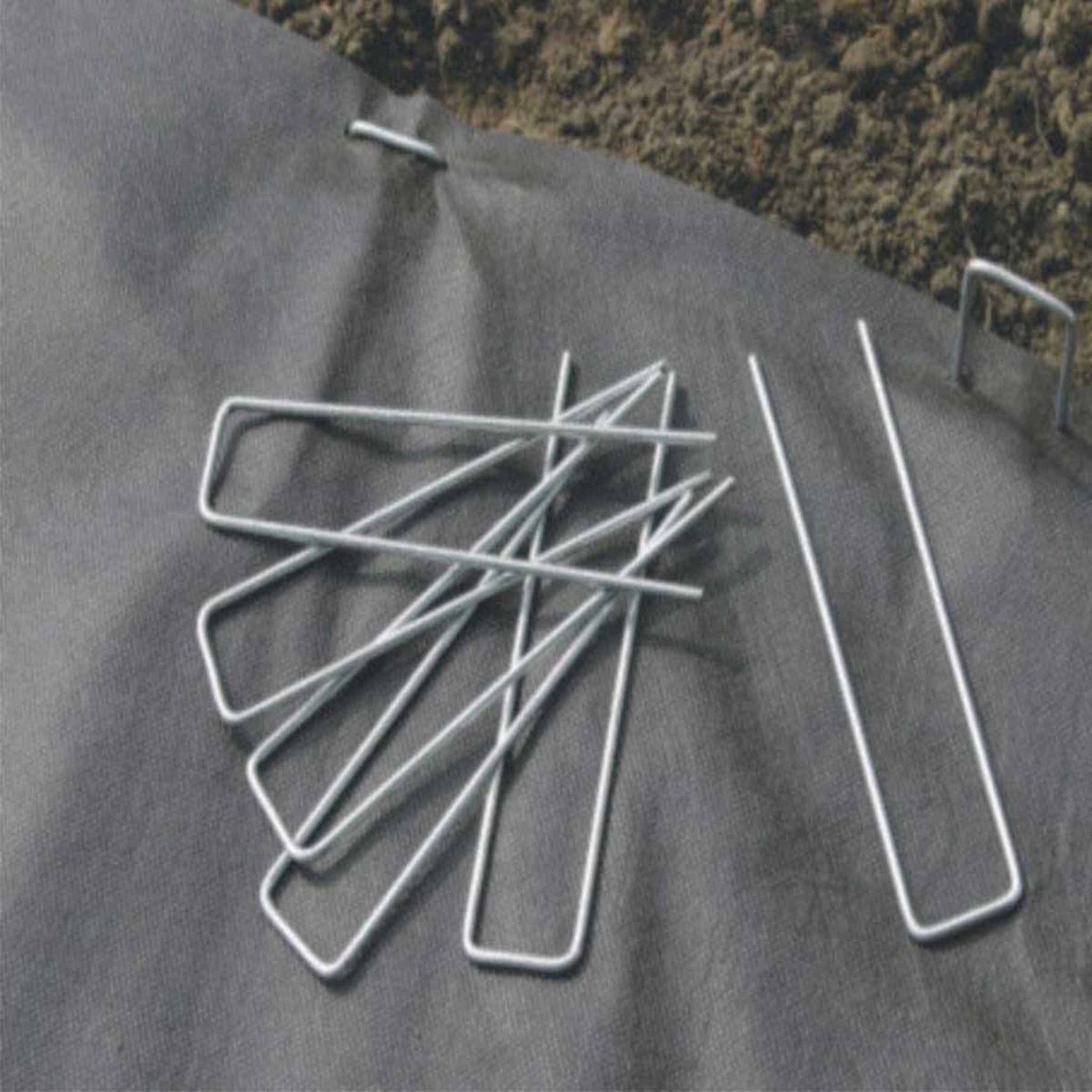 Voir la diapositive 2 : Nortene 10 Agrafes pour fixation FIXSOL - Métal - 17 x 3,50 cm