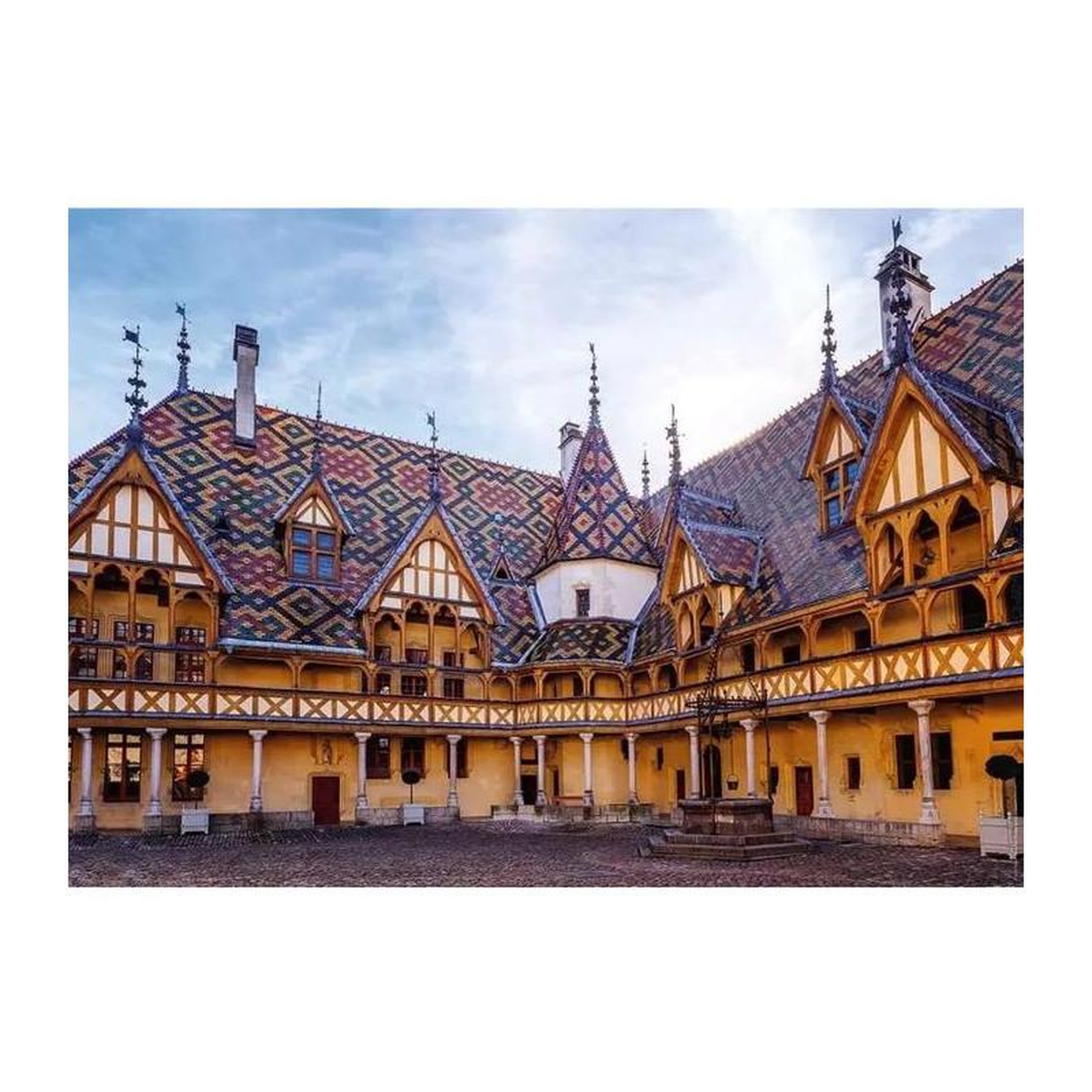 Voir la diapositive 2 : RAVENSBURGER Puzzle 1000 pièces Les Hospices de Beaune – Nathan – Collection Des Racines et des Ailes – Dès 14 ans – Adulte