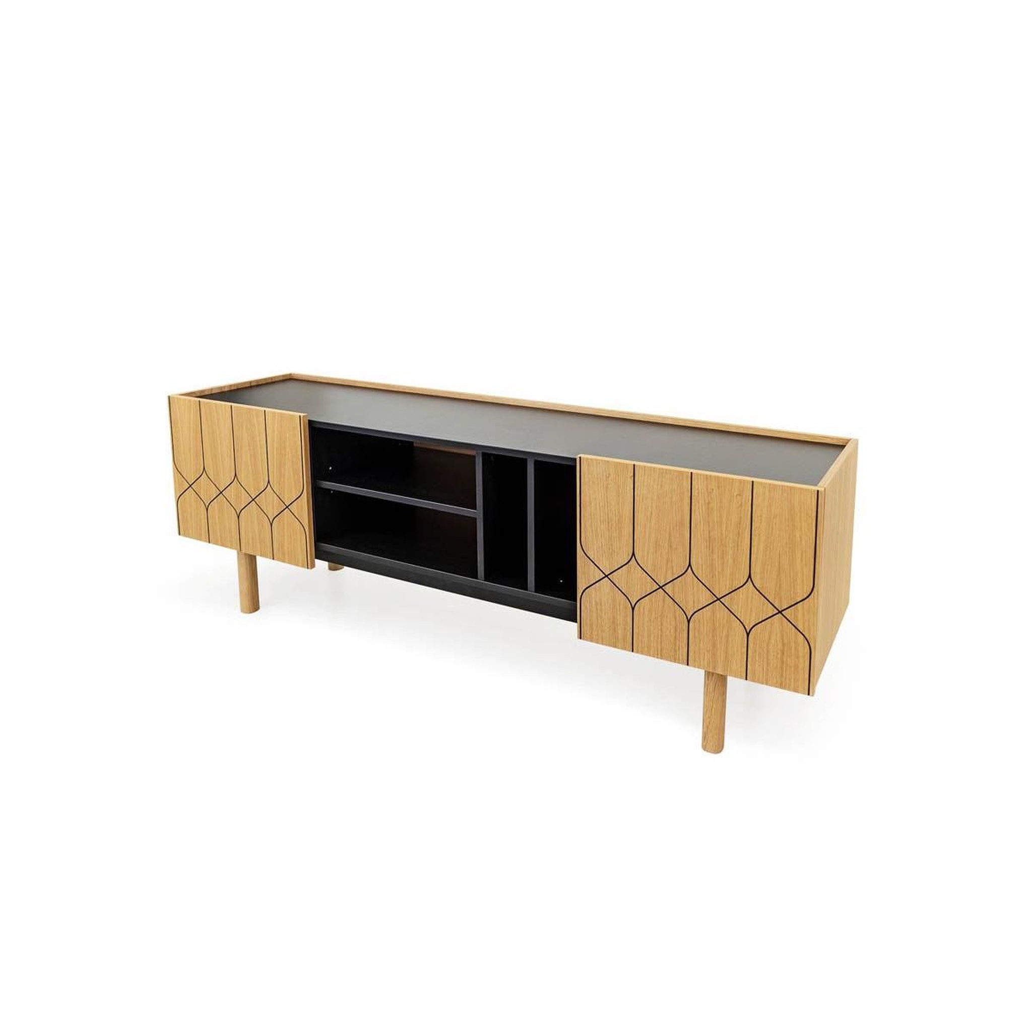 Voir la diapositive 3 : Paris Prix Meuble tv  porto victoria  175cm naturel