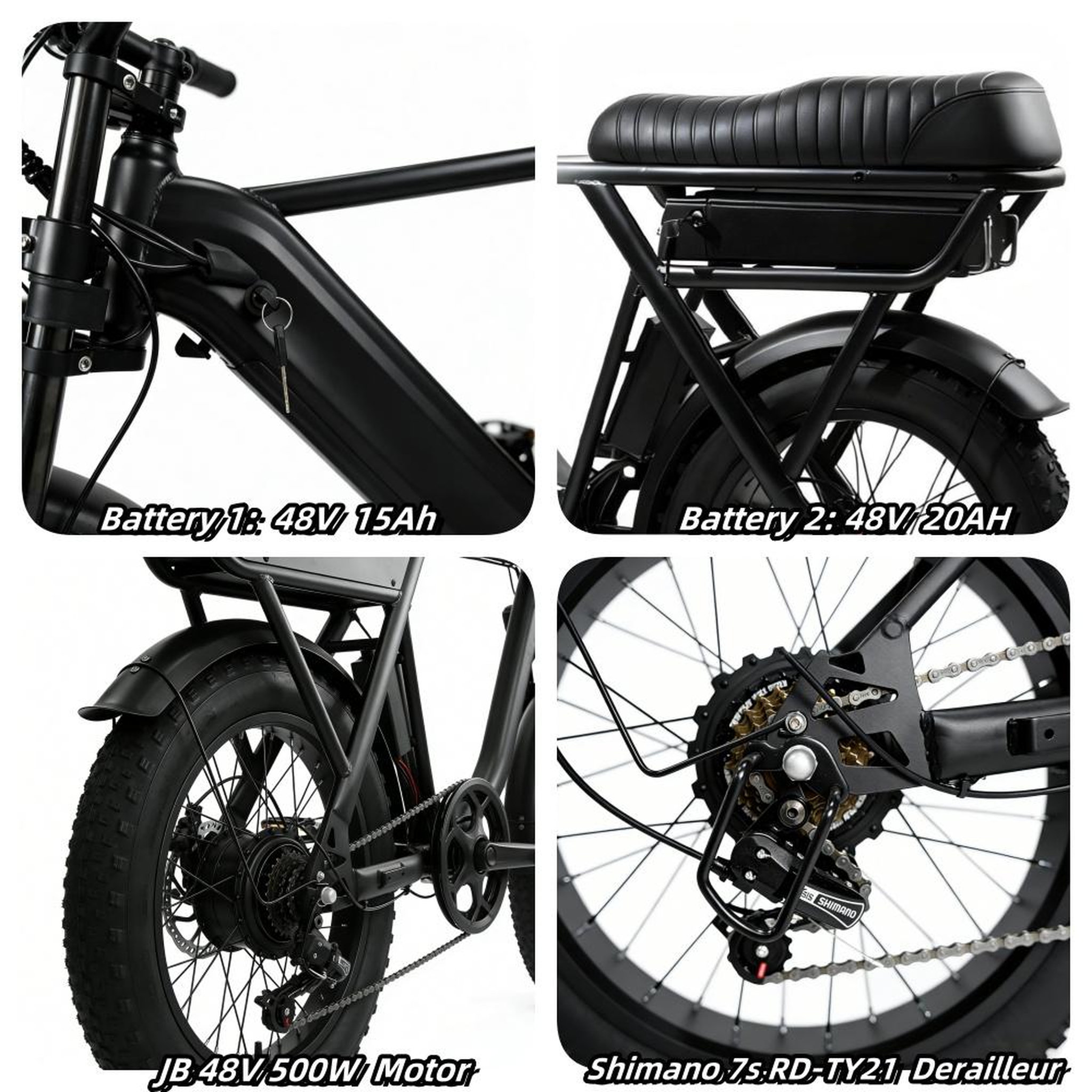 Voir la diapositive 5 : YANGOR Vélo électrique yangor y20 pro 20  à gros pneus