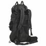 Voir la diapositive 3 : VIDAXL Sac à dos de randonnée noir 80 L tissu oxford