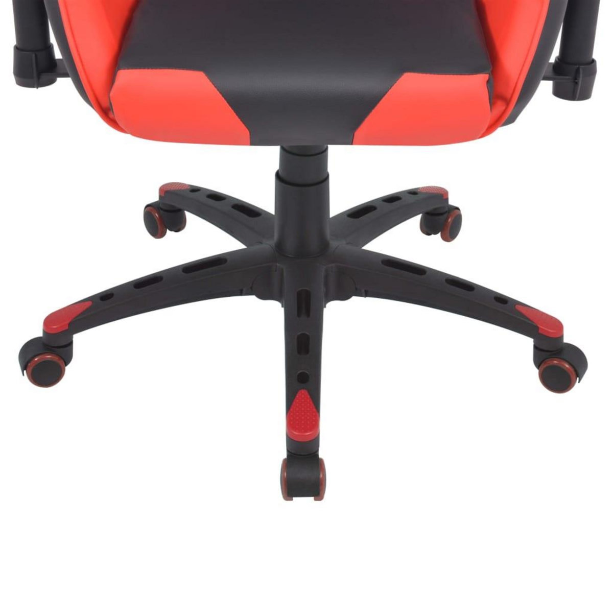 VIDAXL Chaise de bureau inclinable Cuir artificiel Rouge