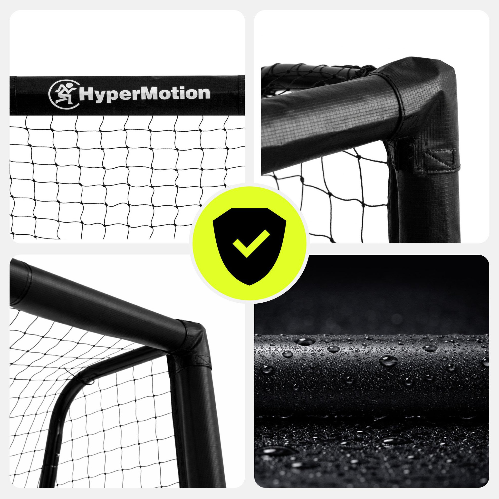 Voir la diapositive 4 : HYPERMOTION But de football HyperMotion 240 × 160 cm en acier avec filet et ancragess-