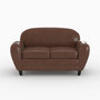 Voir la diapositive 6 : Rendez vous déco Ensemble canapé et fauteuil marron foncé 3 places - Club-Club