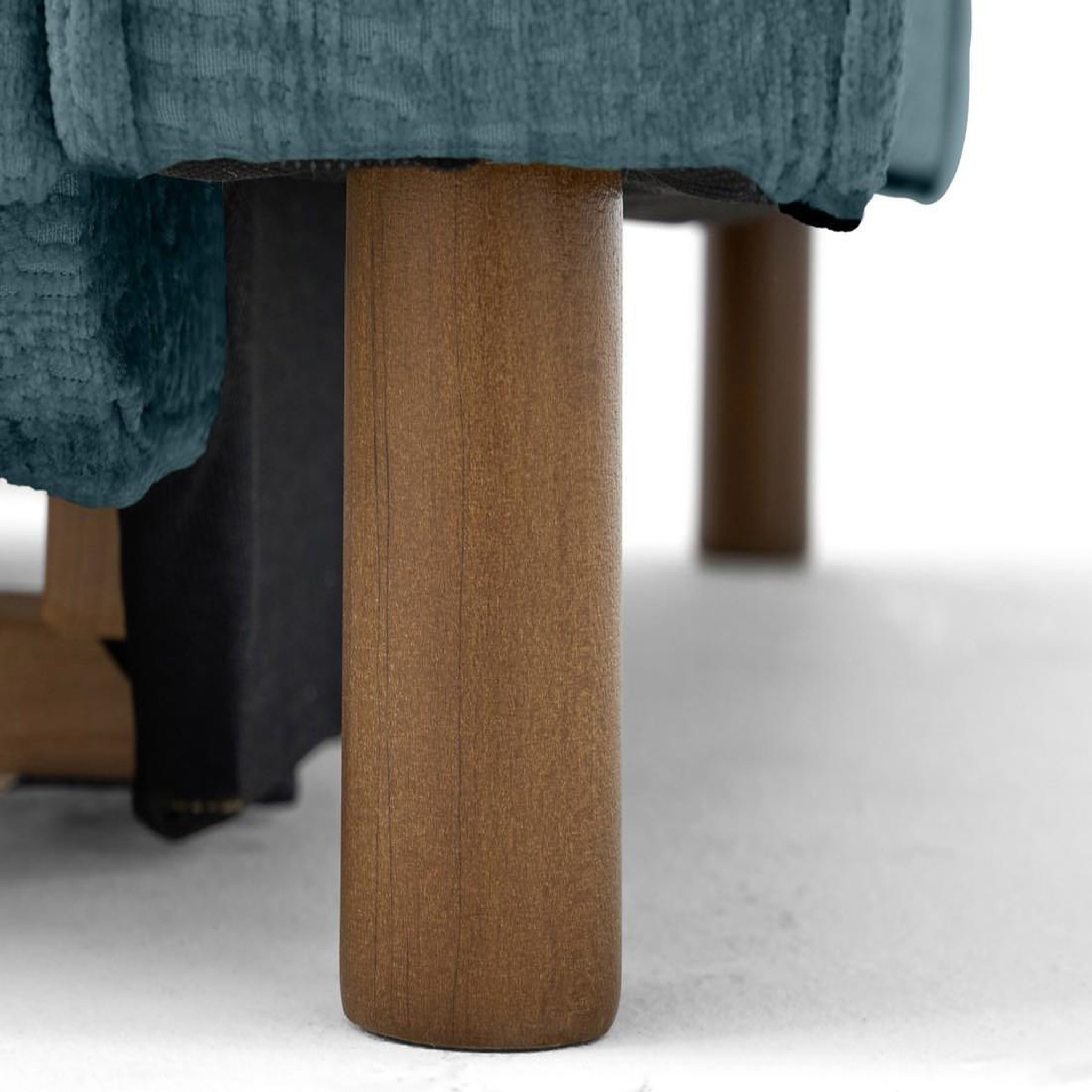Voir la diapositive 2 : LISA DESIGN Jake - canapé d'angle gauche 5 places convertible en tissu velours relief