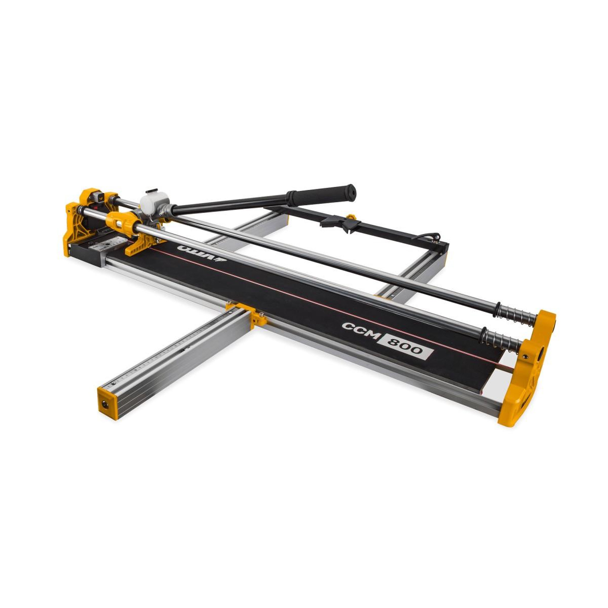 VITO Coupe-carreaux manuel 800 mm avec guide laser, carrelette pour céramique, coupe 3 à 16 mm, angle réglable 0 à 45 degrés vito