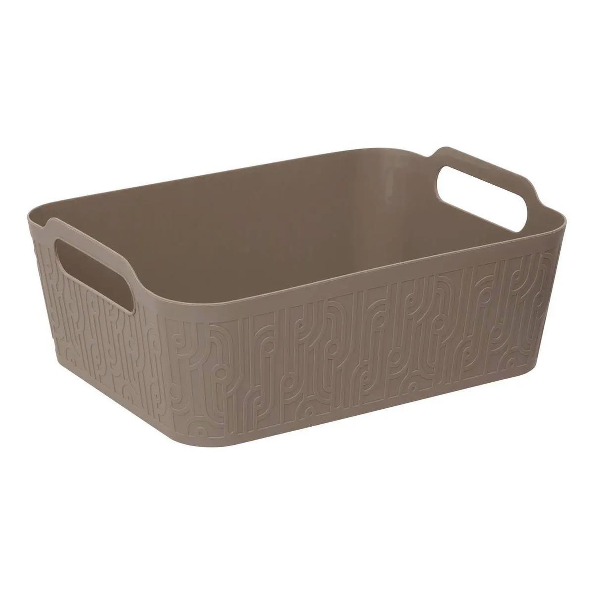 FIVE Panier de rangement design  arche  36cm taupe