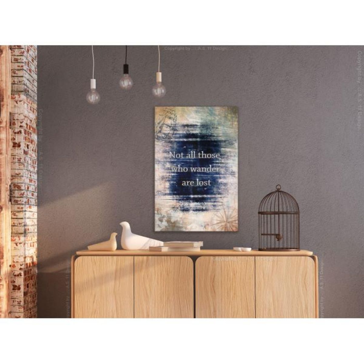 Paris Prix Tableau Imprimé  Not All Those Who Wander Are Lost