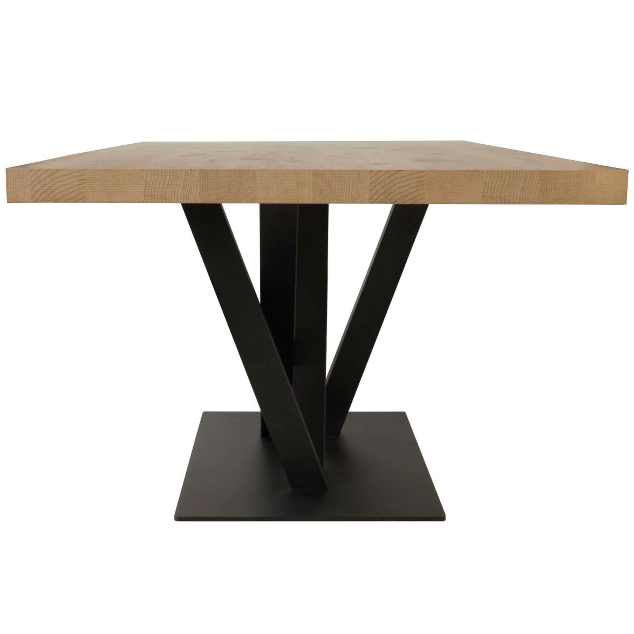 Voir la diapositive 5 : JLC KREATION Table de salle à manger moderne avec pied design 200cm RACHA