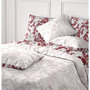Voir la diapositive 4 : ATELIER DU COTON Parure housse de couette 100% coton 71 fils bonheur reversible