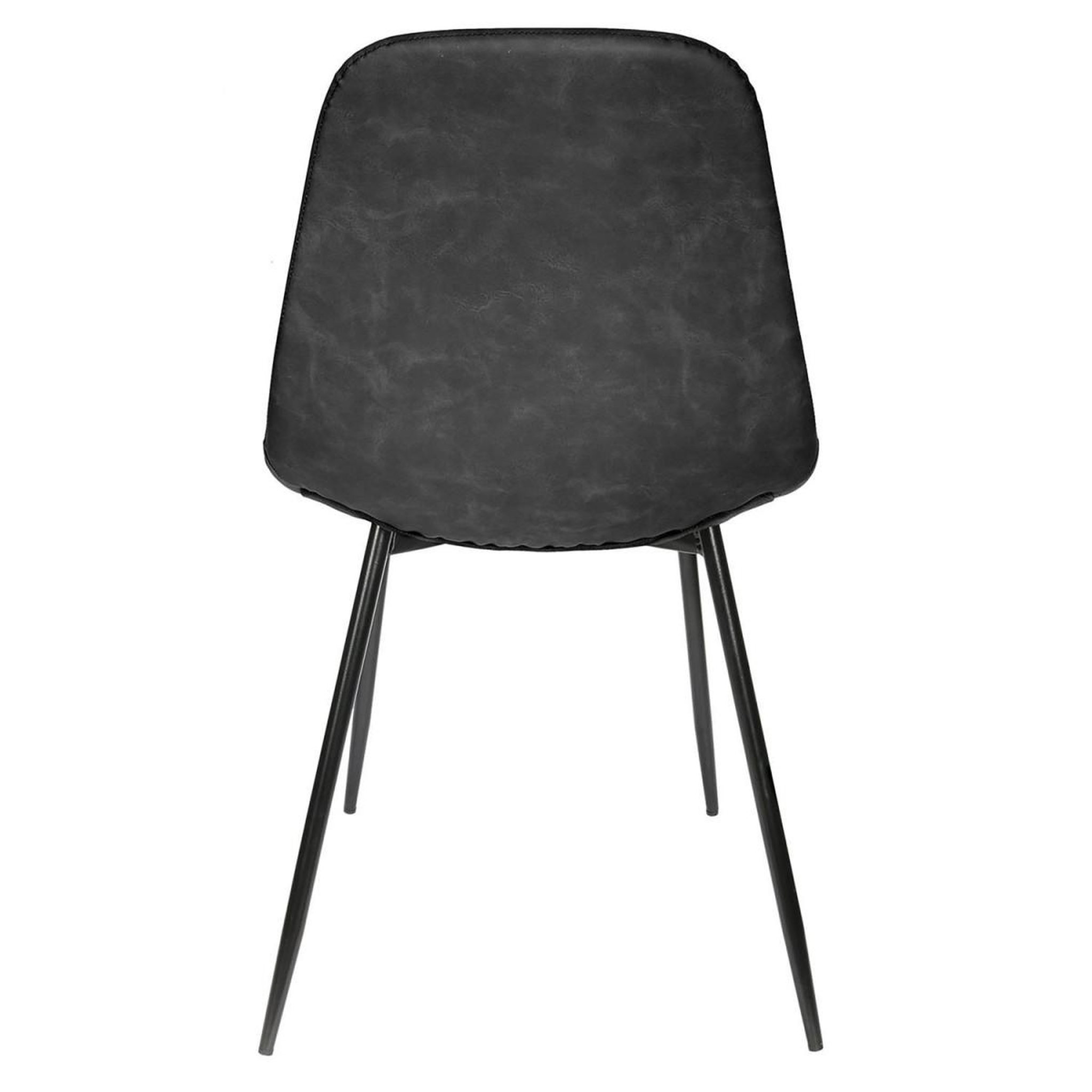 Voir la diapositive 5 : The Home Deco Factory Lot de 4 chaises design  amber  86cm noir
