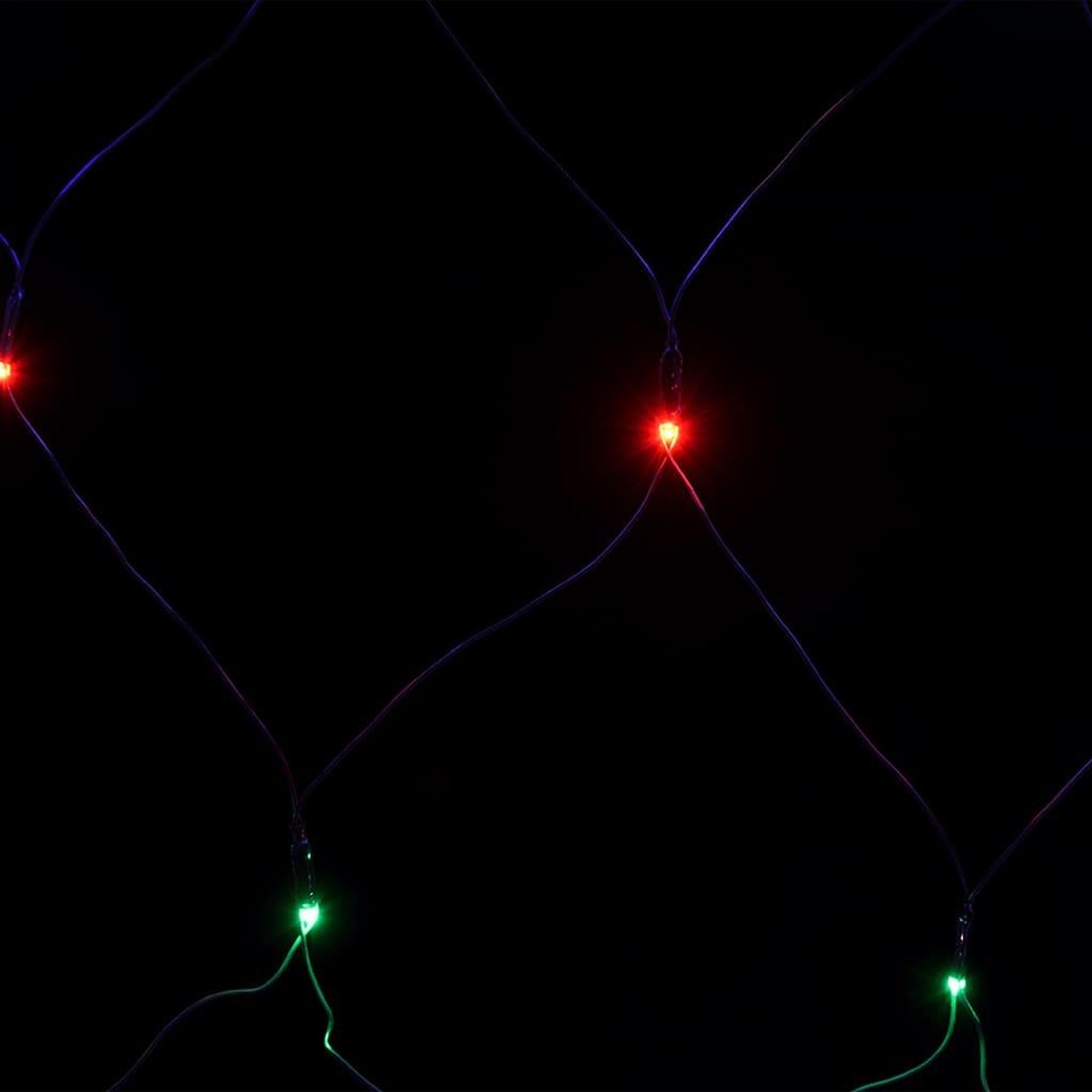 Voir la diapositive 5 : VIDAXL Filet lumineux colore de Noël 4x4 m 544 LED Interieur/exterieur