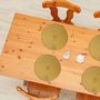 Voir la diapositive 2 : SECRET DE GOURMET Set de table Tressé Rond