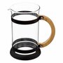 Voir la diapositive 3 : SECRET DE GOURMET Cafetière Design en Verre  Luther  60cl Noir