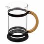 Voir la diapositive 3 : SECRET DE GOURMET Cafetière Design en Verre  Luther  60cl Noir