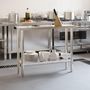 Voir la diapositive 3 : VIDAXL Table de travail de cuisine 110x30x85 cm acier inoxydable