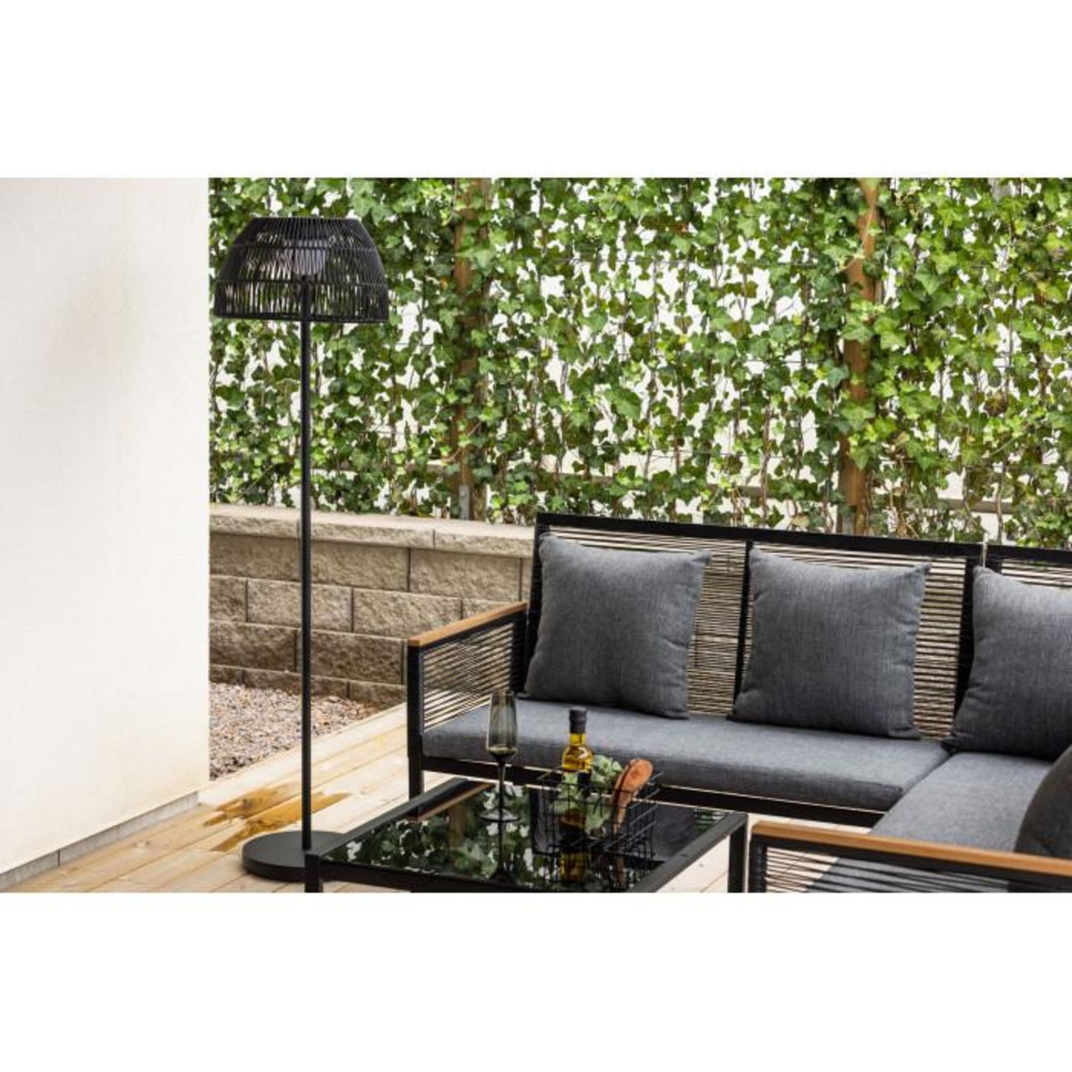 Paris Prix Lampadaire d'Extérieur Design  Mabis  150cm Noir