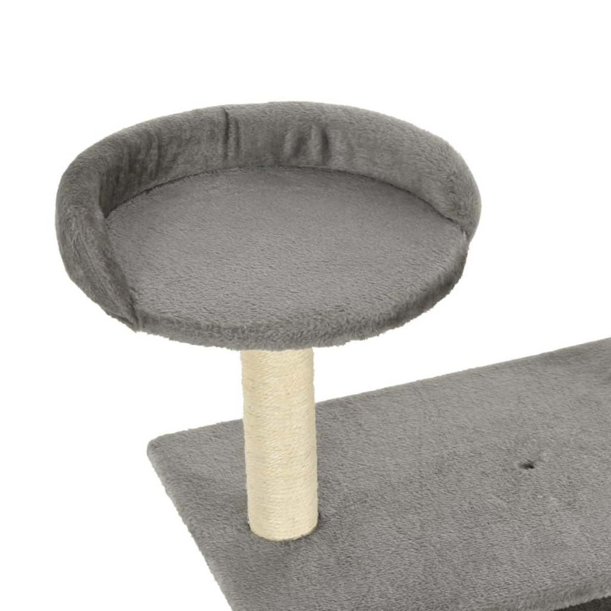 VIDAXL Arbre a chat avec griffoirs en sisal 95 cm Gris