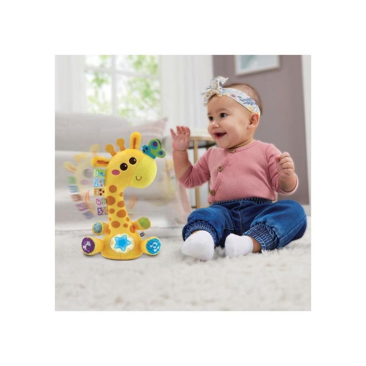 VTECH BABY Jeu d éveil Vtech Baby Ma girafe Moov & Groov