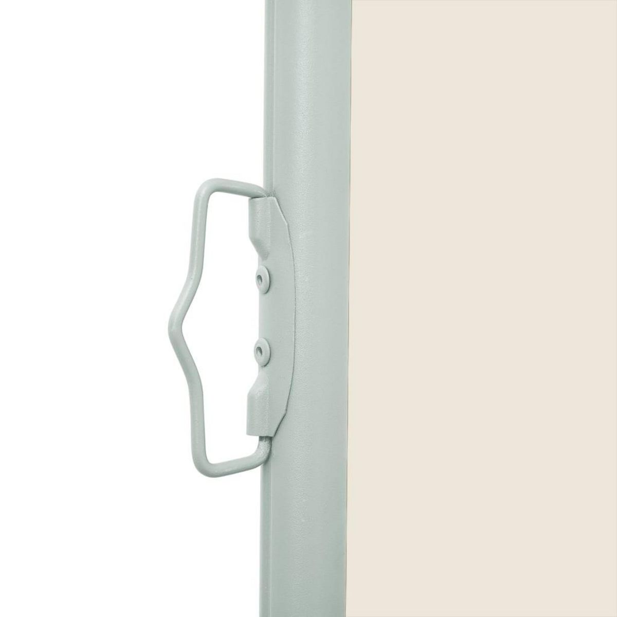 VIDAXL Auvent lateral retractable de patio 140x500 cm Creme