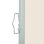 Voir la diapositive 3 : VIDAXL Auvent lateral retractable de patio 140x500 cm Creme