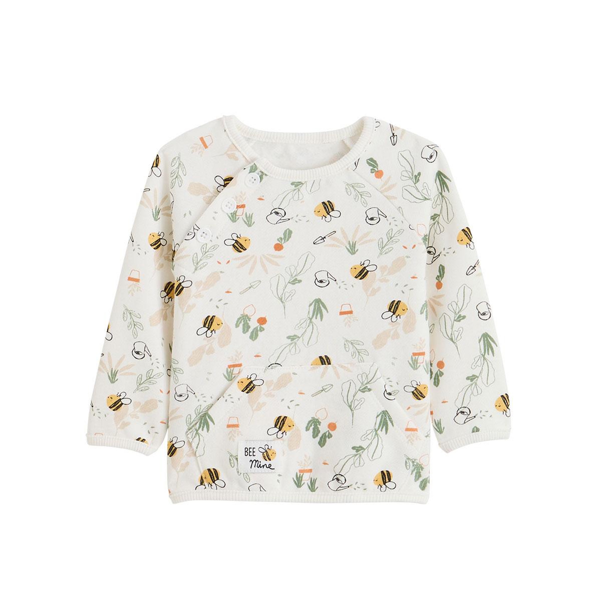 Voir la diapositive 1 : Petit Béguin Sweat-shirt bébé en molleton eden