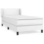 Voir la diapositive 2 : VIDAXL Sommier a lattes de lit avec matelas Blanc 80x200 cm Similicuir