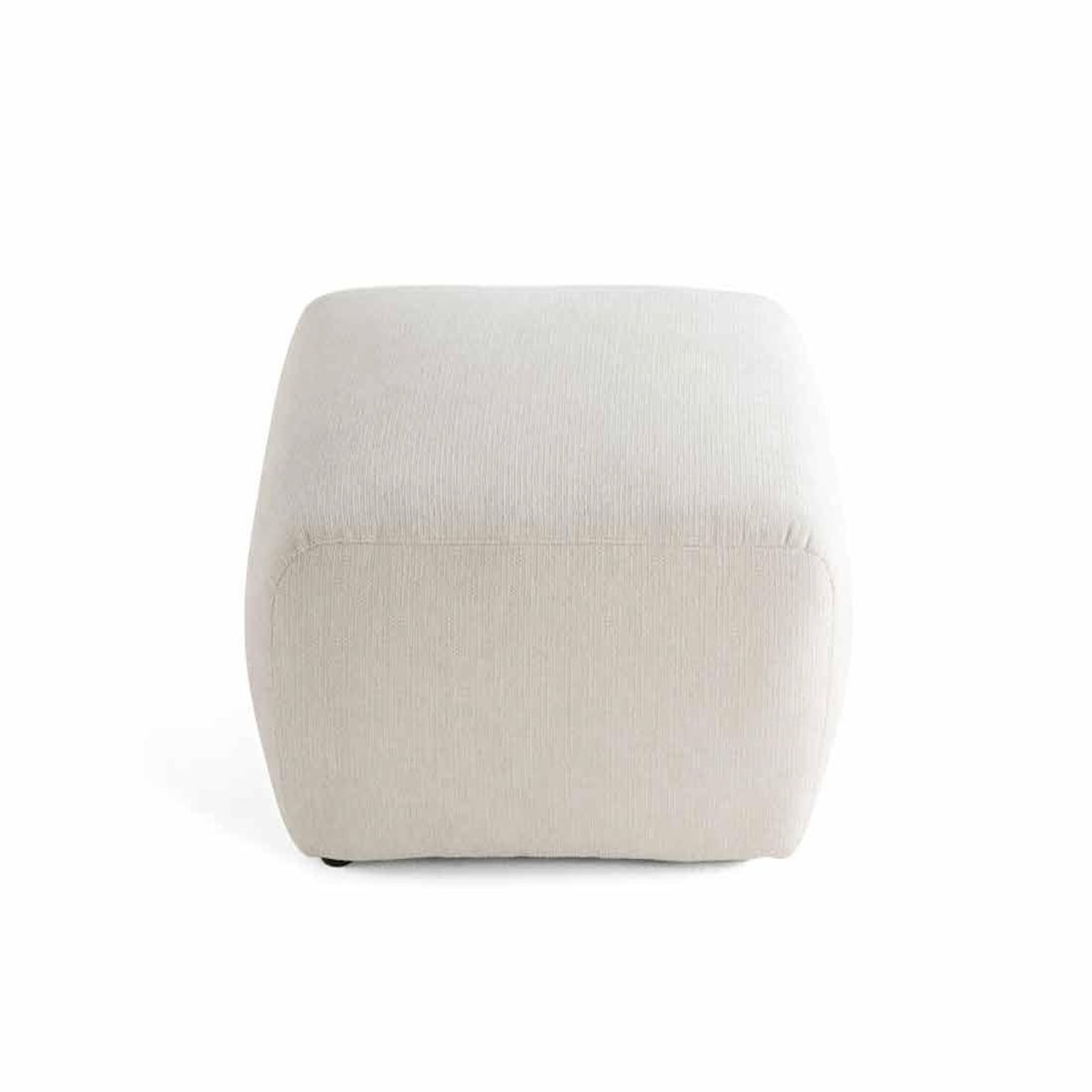 LISA DESIGN Sorrente - pouf - en tissu texturé