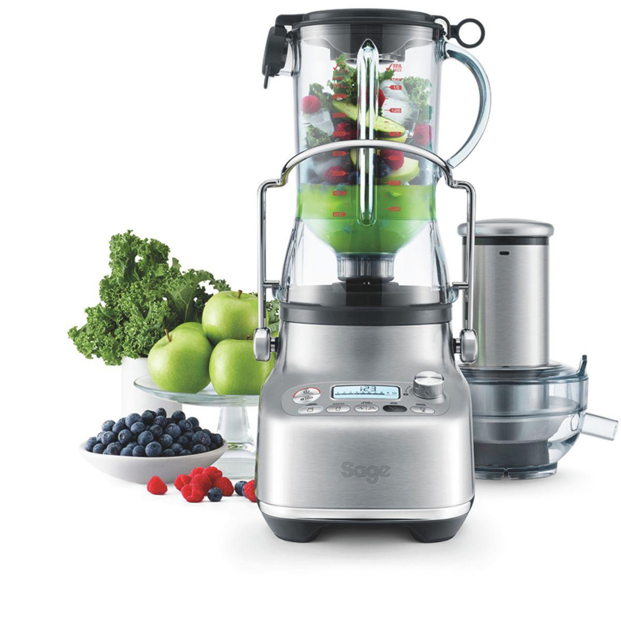Voir la diapositive 2 : SAGE APPLIANCES Extracteur de jus 3x bluicer pro